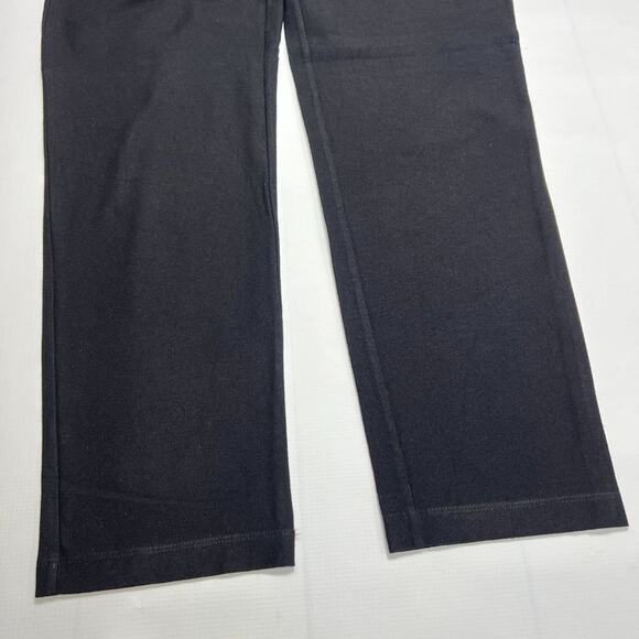 Eileen Fisher System Washable Stretch Crepe Slim Pant SIZE S Black Pullon USA - Picture 8 of 9